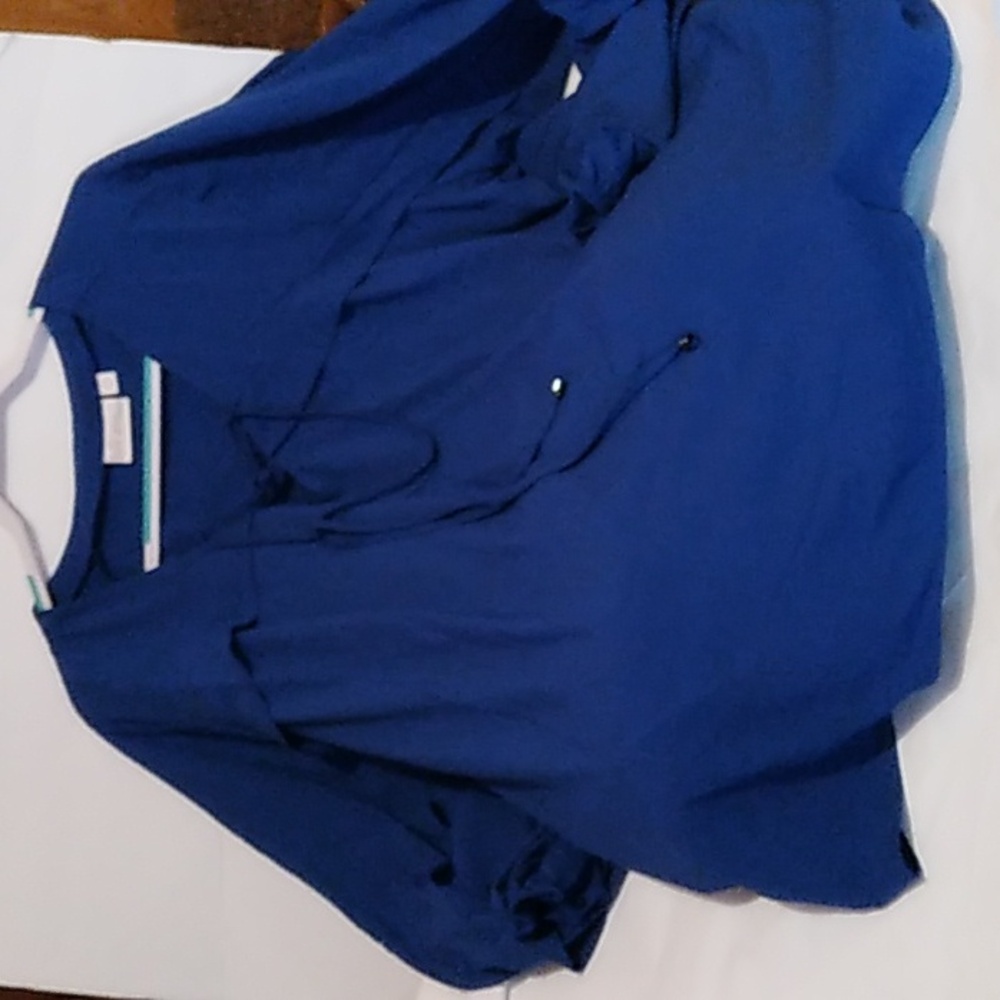 Belle by Kim Gravel Blue Blouse